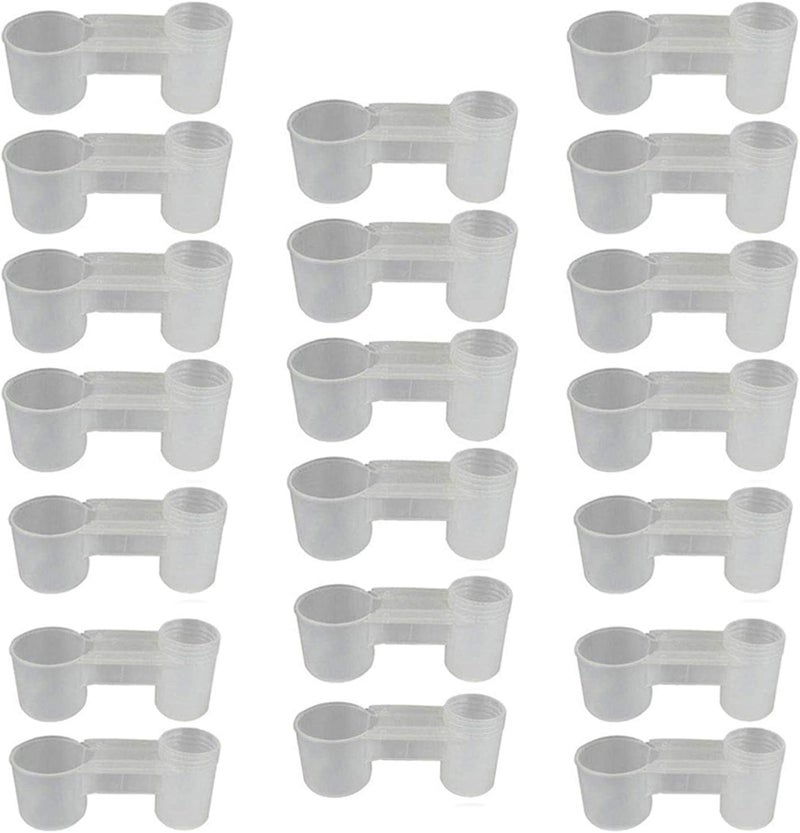 kathson 20 Pcs Bird Drinker Feeder Cups - Image 1